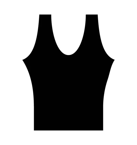 Tank Top Flache Vektorsymbole — Stockvektor