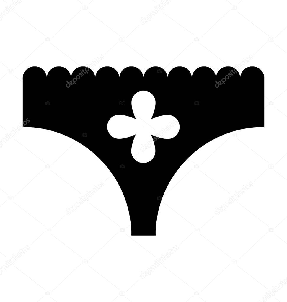 Pantie Flat Vector icon