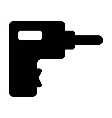 Matkap düz vektör simgesi