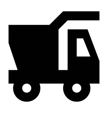 Araç düz vektör simge dökümü