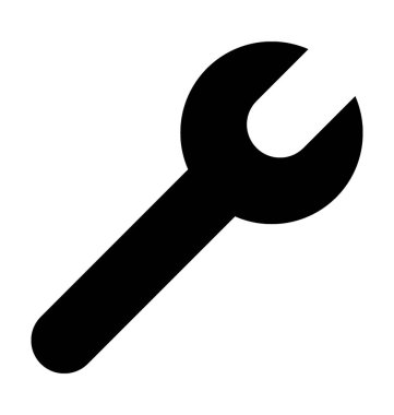 Anahtar düz vektör simgesini