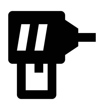 Matkap düz vektör simgesi