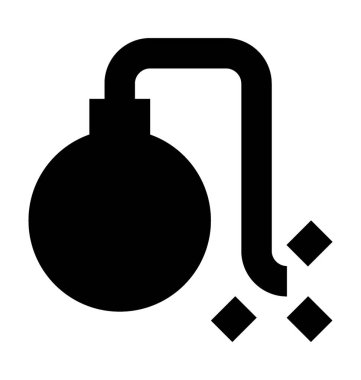 Dinamit düz vektör simgesi