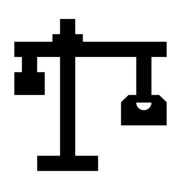 Hırsızı düz vektör simgesi