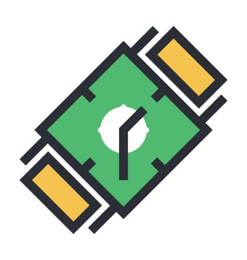 Kol saati renkli vektör simgesi