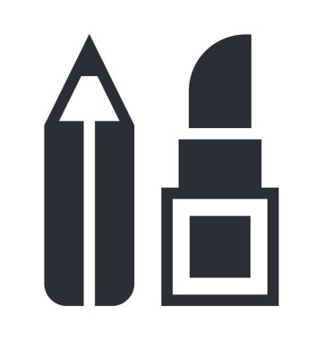 Ruj Düz Vektör Simgesi 