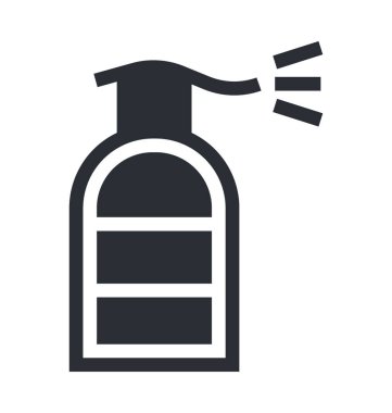 Püskürtücü düz vektör simgesi 