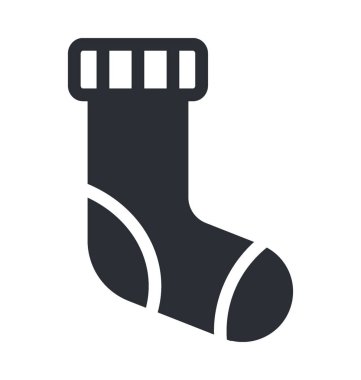 çoraplar düz vektör simgesi 