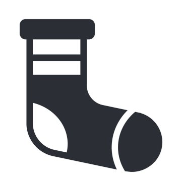 çoraplar düz vektör simgesi 