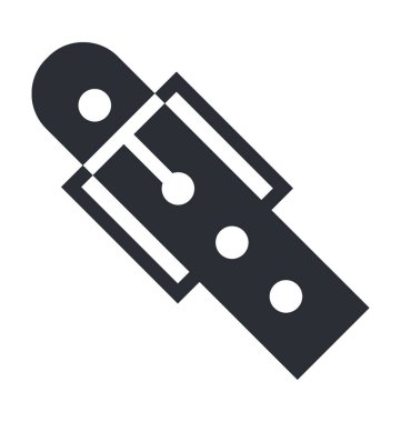 Kemer düz vektör simgesi 