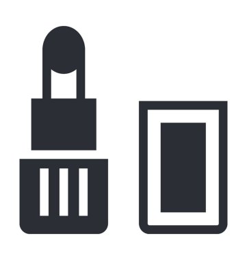 Ruj Düz Vektör Simgesi 