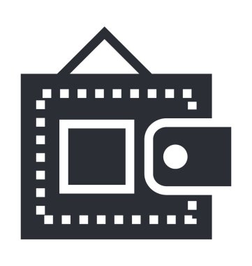 Cüzdan Düz Vektör Simgesi 