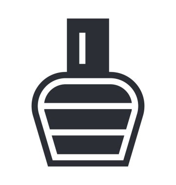 Tırnak cilası düz vektör simgesi 