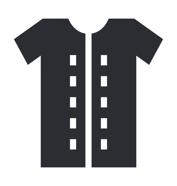 Shirt Platte Vector Icon — Stockvector
