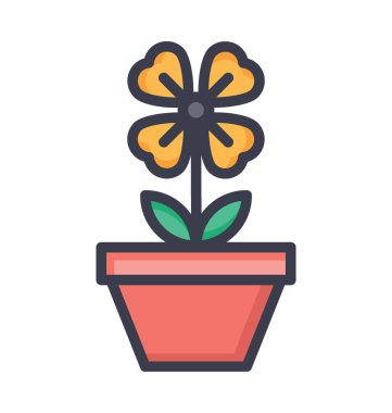 Shamrock renkli vektör simgesi