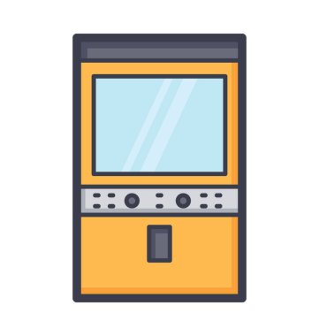 Gameboy renkli vektör simgesi