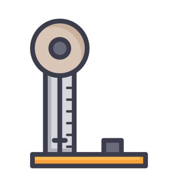 Ölçek renkli vektör simge Tartım