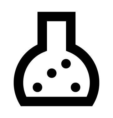 Masaj yağı düz vektör simgesi 