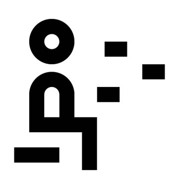 Sauna düz vektör simgesi 