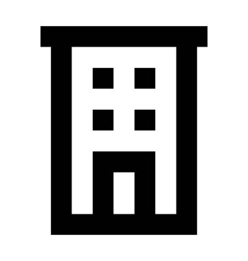 Salon düz vektör simgesi 