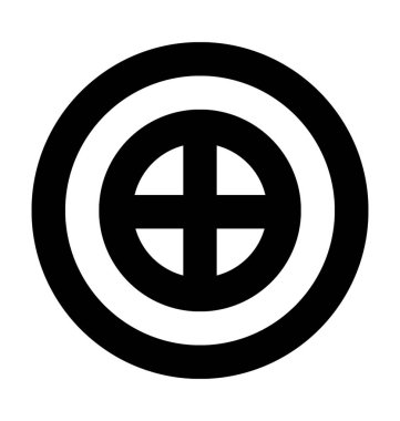 Salatalık dilim düz vektör simgesi 