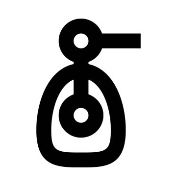 Parfüm düz vektör simgesi 