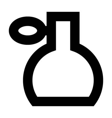 Parfüm düz vektör simgesi 