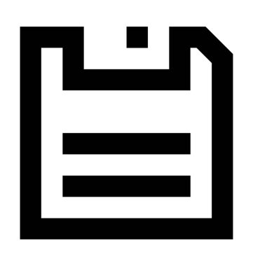 Disket düz vektör simgesi