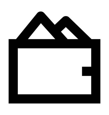 Cüzdan Düz Vektör Simgesi