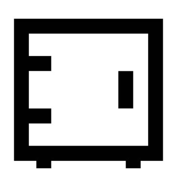 Soyunma düz vektör simgesi