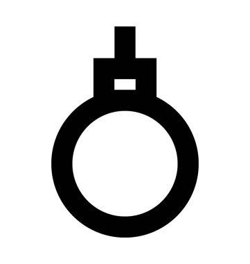 Önemsiz şey düz vektör simgesi