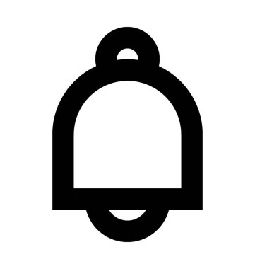 Noel çan düz vektör simgesi