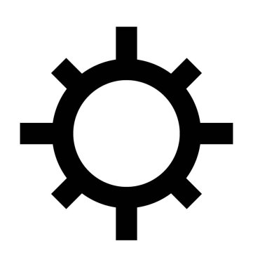 Kar tanesi düz vektör simgesi