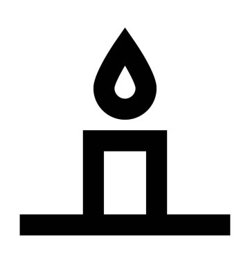 Mum Düz Vektör Simgesi