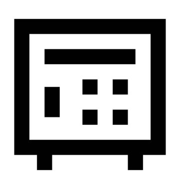 Soyunma düz vektör simgesi