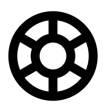 Kamera Panjur Düz Vektör Simgesi 