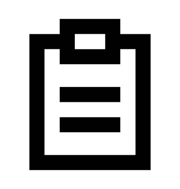 Pano düz vektör simgesi 