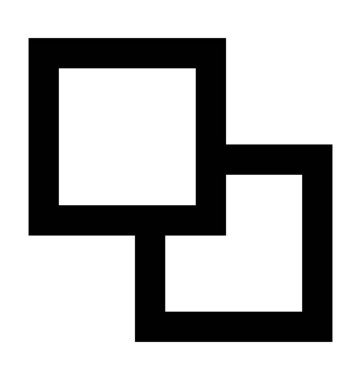 Düz vektör simge üst üste 