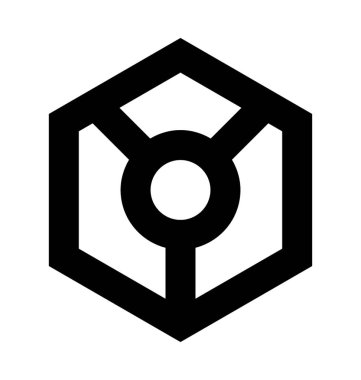 renk kombinasyonu düz vektör simgesi 