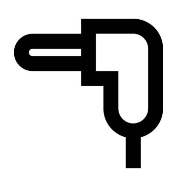 Kulaklık Jack düz vektör simgesi 