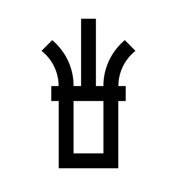 Elektrokabel Flache Vektor Symbol — Stockvektor