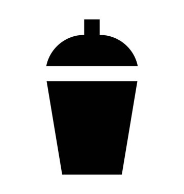 Suyu Kupası düz vektör simgesi 