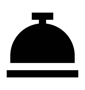 Tabağı düz vektör simgesi 