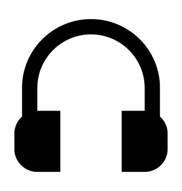 Kulaklıklar Düz Vektör Simgesi