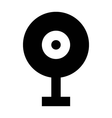 Webcam Düz Vektör Simgesi