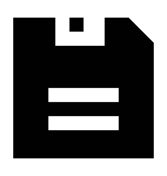 Floppy Platt Vektor Symbol — Stock vektor
