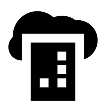 Gökyüzü Dokümanlar düz vektör simgesi 