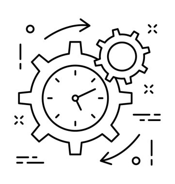 Tercihler satırı vektör simgesi