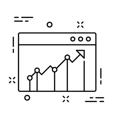 Haber hattı vektör simgesi