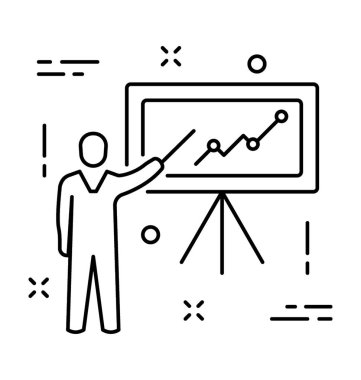 Ders satırı vektör simgesi